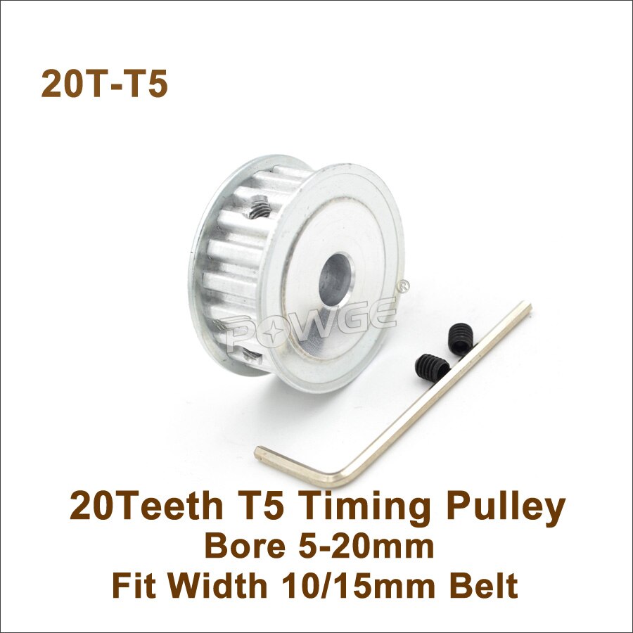 POWGE-20 Teeth T5 Ÿ̹ Ǯ  5-20mm,  W = 10..
